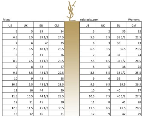 ysl heels size chart|how tall are YSL heels.